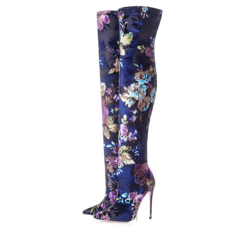 Sexy Stiletto Sock Women Boots Stretch High Heels - Shop Alluring