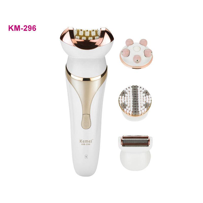 4-in-1 Ms. Rechargeable Electric Shaver Epilator Shaving Machine Multi-function Epilator Lady Hair Removal Massager Set - Shop Alluring