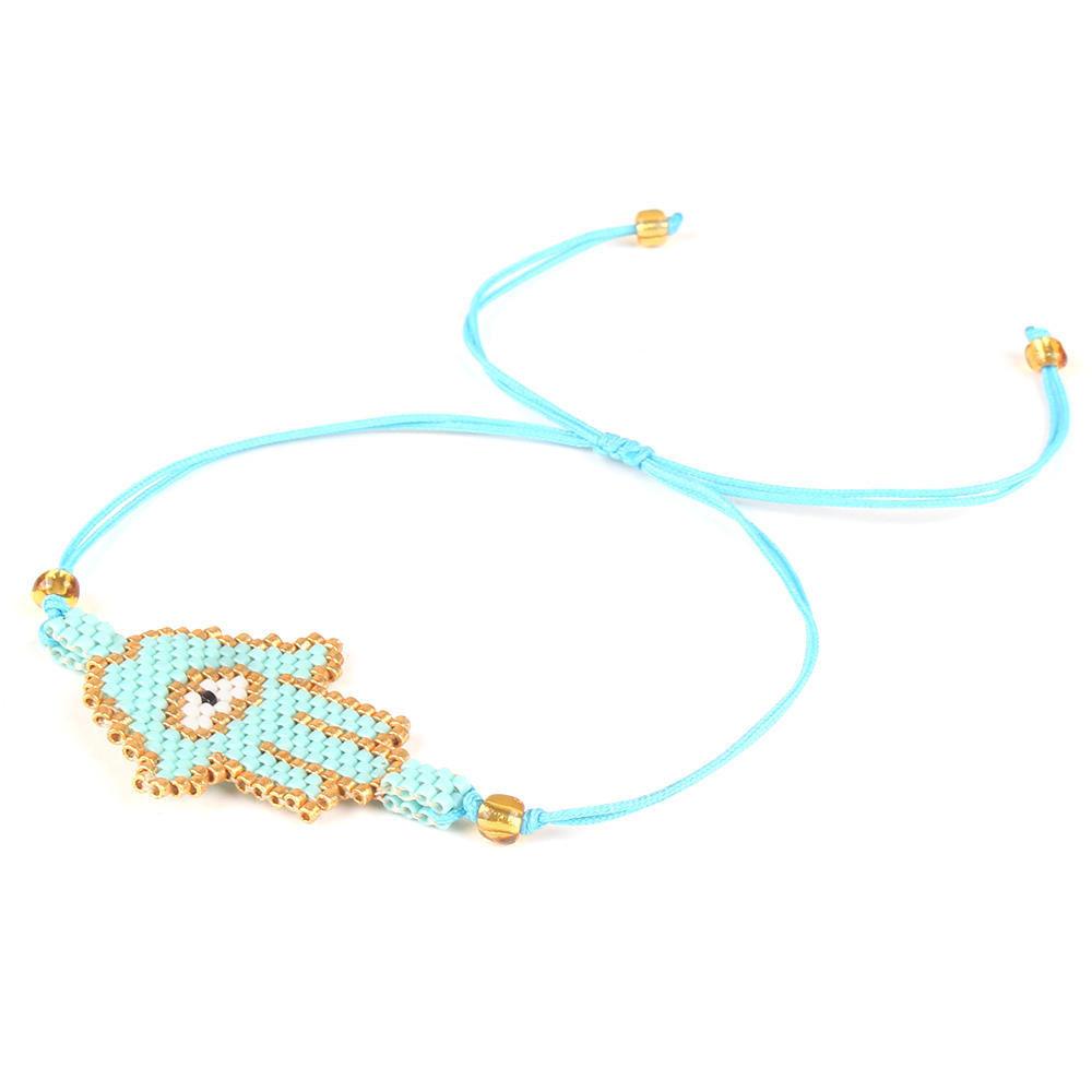 Miyuki Beads Set Hand-Woven Evil Eyes Bracelet - Shop Alluring