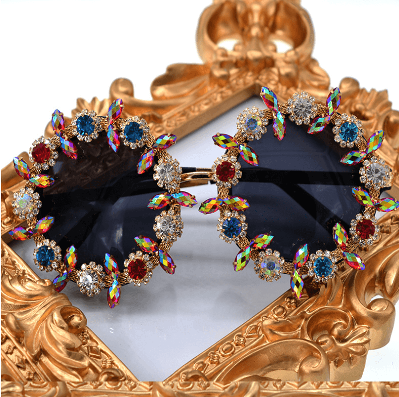 Baroque Diamond Sunglasses - Shop Alluring