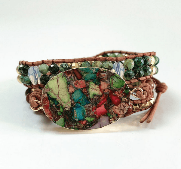 Emperor Stone Hand-Woven Bracelet - Shop Alluring