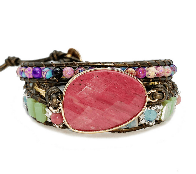 Mix Stone Hand-Woven Labradorite Bracelet - Shop Alluring