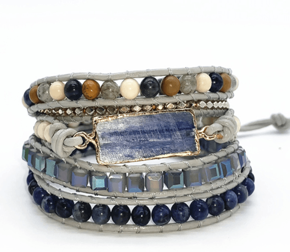 Hand-Woven Mix Stone Bracelet - Shop Alluring