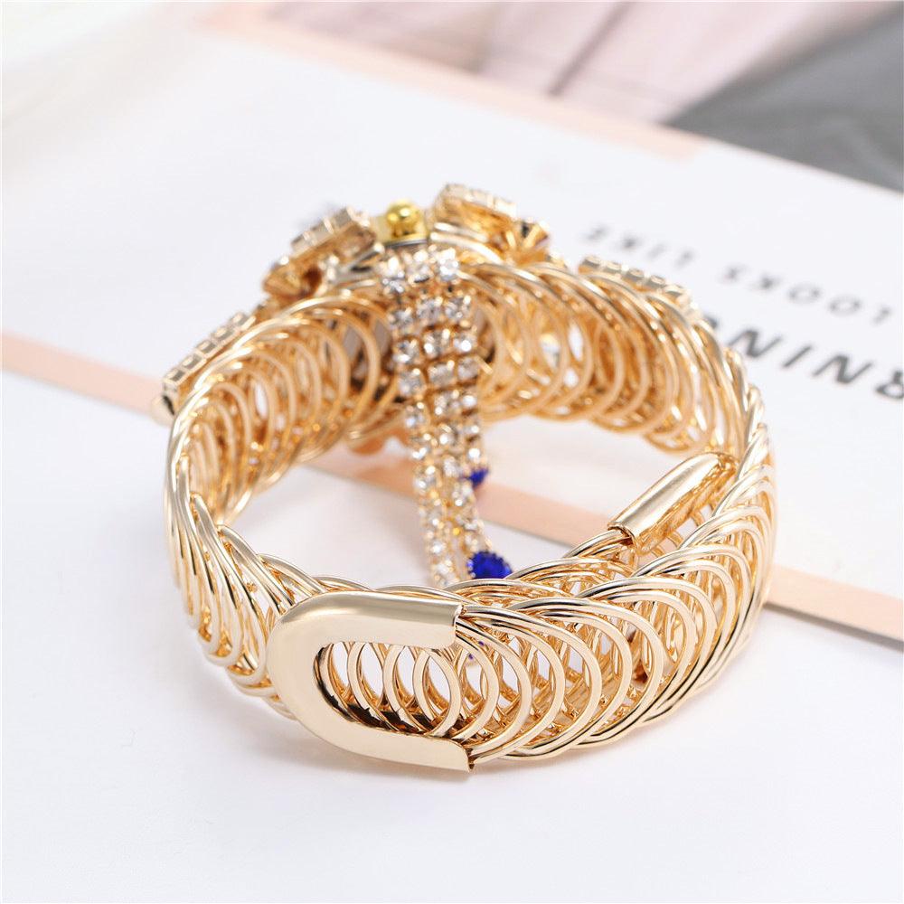 Digital Small Dial Rhinestone Bracelet Watch - Shop Alluring