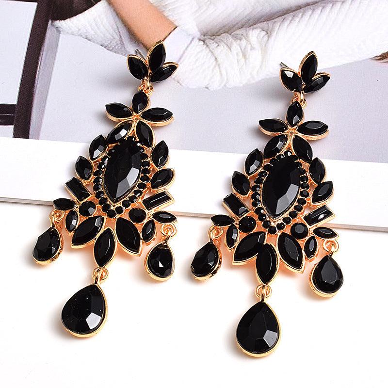 Elegant Vintage Crystal Dro Earrings - Shop Alluring