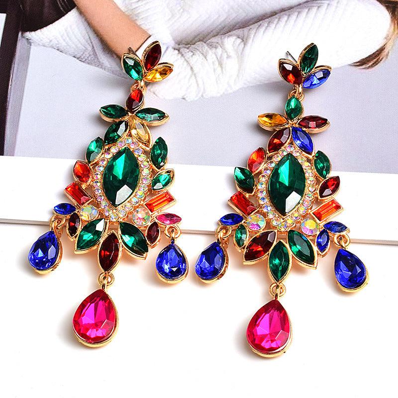 Elegant Vintage Crystal Dro Earrings - Shop Alluring