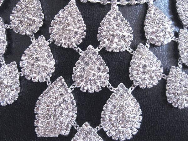 Rhinestone Bridal Necklace Earrings - Shop Alluring