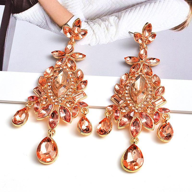 Elegant Vintage Crystal Dro Earrings - Shop Alluring