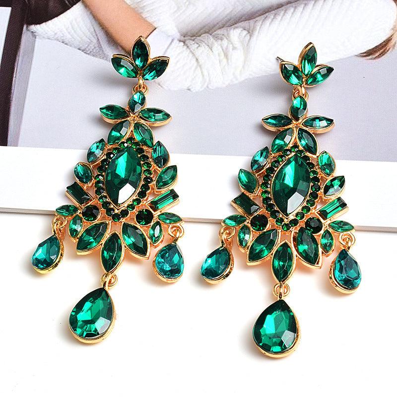 Elegant Vintage Crystal Dro Earrings - Shop Alluring