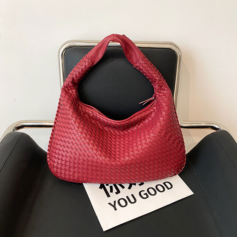 Woven Tote Bag for Shoulder Handbag Large Capacity - Online Fashion Store -Shop Alluring