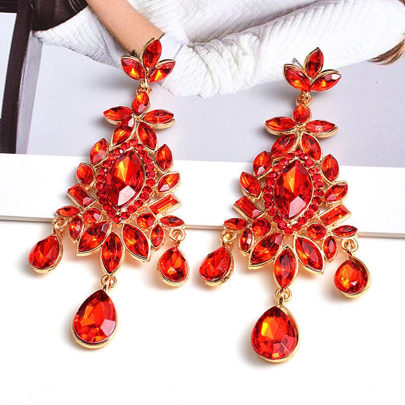 Elegant Vintage Crystal Dro Earrings - Shop Alluring