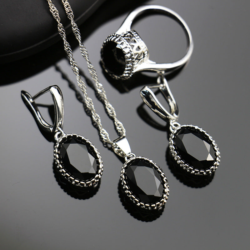 Jewelry Set Special Occasion Wedding, Ring, Earring and Necklace