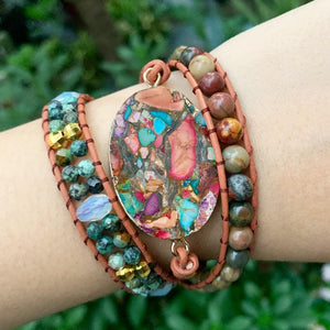 Emperor Stone Hand-Woven Bracelet