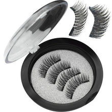 Load image into Gallery viewer, Magnetic  Eyelashes 3D Faux Mink Full Strip Lashes False
