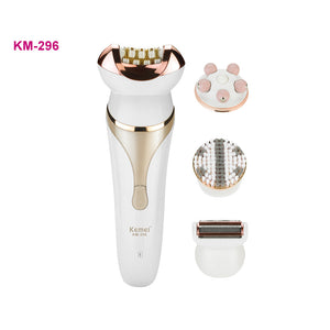 4-in-1 Ms. Rechargeable Electric Shaver Epilator Shaving Machine Multi-function Epilator Lady Hair Removal Massager Set