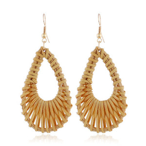 Bamboo hollow earrings earrings