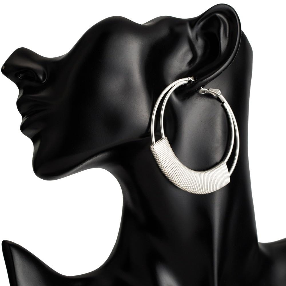 Big Hoops Earrings Round Circle-Earrings-Shop Alluring