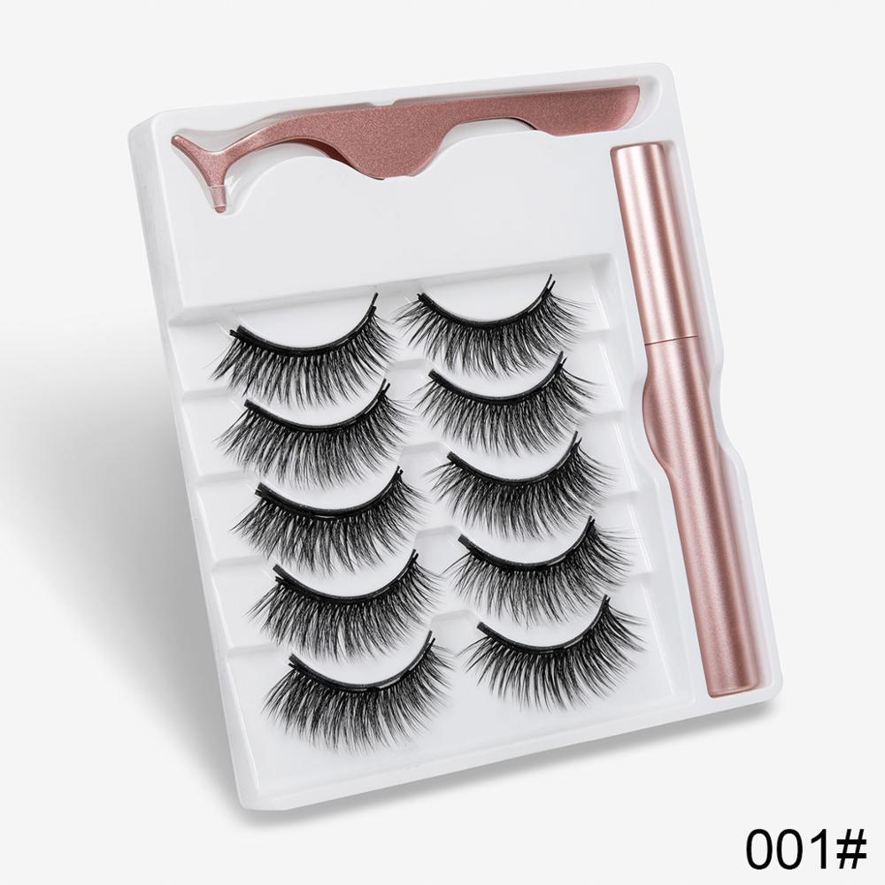 Magnetic Eyelashes Natural long Eyelash Extension 5 Pairs - Online Fashion Store -Shop Alluring