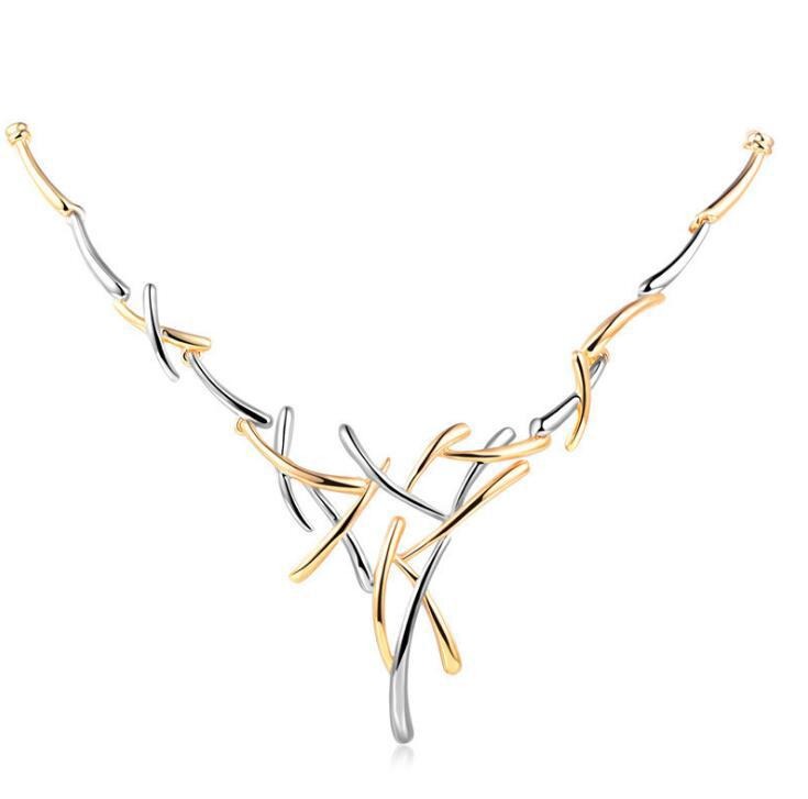 Viennois Metallic Earrings Statement Cross Jewelry Set-Jewelry Sets-Shop Alluring